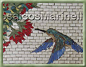 Numero de Mosaico Beija Flor