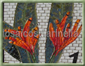 Numero de Mosaico Floral Heliconias