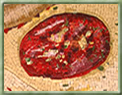 mosaico em balcao da  rede de Pizzarias 14 Bis