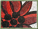 Mosaico  com logomarca do Restaurante Wolf's Garten