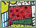 Painel  em mosaico "Visitando Romero Brito"